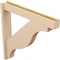 Ekena Millwork 5 1/2-in W x 34-in D x 34-in H Funston Block Rough Cedar Woodgrain TimberThane Outlooker, Primed Tan OUTUR055X34X34FST44RCPR - alternate 3